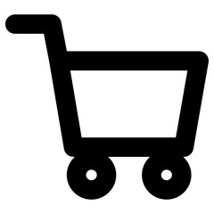 Simple shopping cart icon