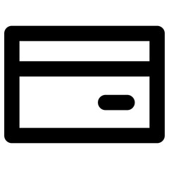 Simple credit card icon