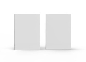 5x5 Matte Paper Box PSD Mockup