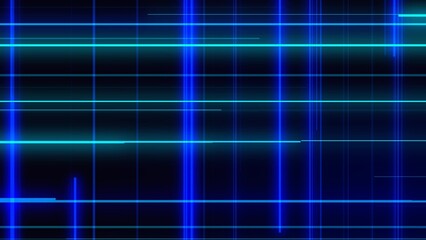 Abstract Colorful Glowing Grid Lines Background, Glowing Technology Stripe