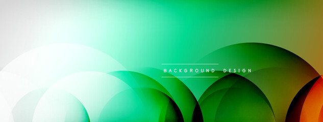 Abstract background - geometric composition created with lights and shadows. Technology or business digital template