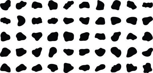 Liquid and fluid shape Black symbol 