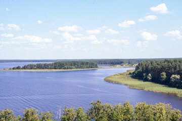 Male Orthodox Monastery Nilo-Stolobenskaya desert, Russia, Tver region, the city of Ostashkov.