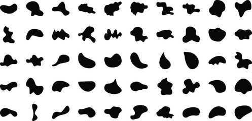 Liquid and fluid shape Black symbol 