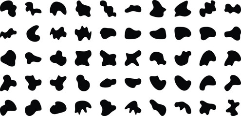 Liquid and fluid shape Black symbol 