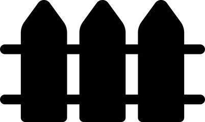 Fence icon for graphic design, logo, website, social media, mobile app, UI illustration