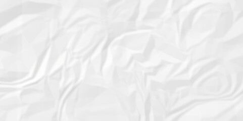 Crumpled white paper texture and The texture of white paper is crumpled. 