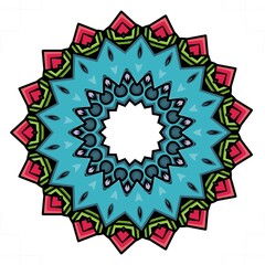 Mandala flower ornate design concept for element design