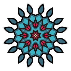 Mandala ornamental design concept for element design