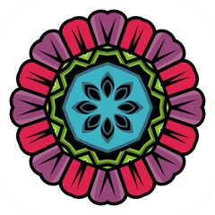 Mandala flower design concept for element design