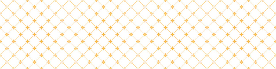 Seamless geometric pattern of diagonal lines and elements of oriental ornament. Flat style. - obrazy, fototapety, plakaty