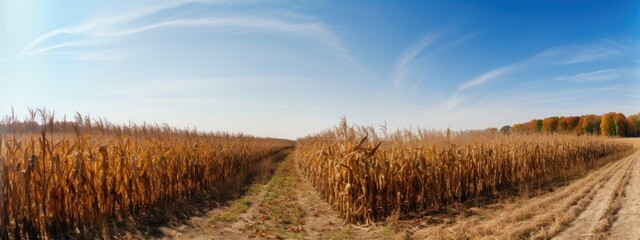 Corn Field Background