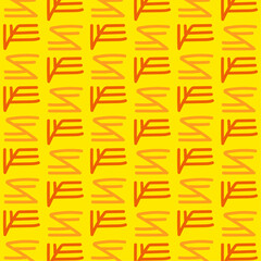 Seamless lines draw rustic minimal orange and yellow background vector abstract