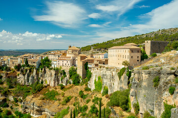 Fototapeta na wymiar Cuenca, Spain. View over the old town 