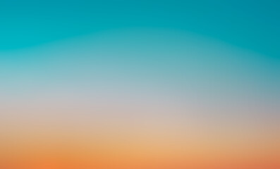 Colorful, sunny sunset, sunrise in a clear sky. Abstract background. Natural background. Copy space 