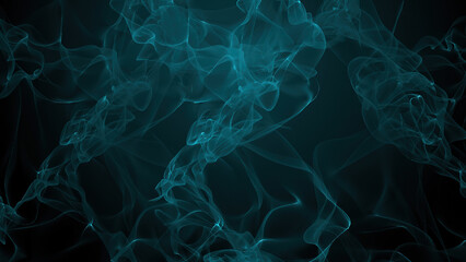 Abstract Digital Smoke on a black background. smoke sparks isolated on black background.	