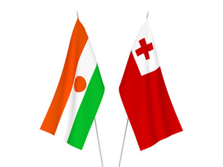Kingdom of Tonga and Republic of the Niger flags