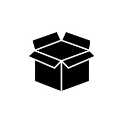 Styrofoam box icon vector logo design template flat style