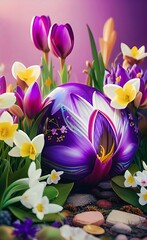 Obraz na płótnie Canvas Mädchen mit Blumenkranz, Frühlingsgefühle, Blühen, Blumenwiese,