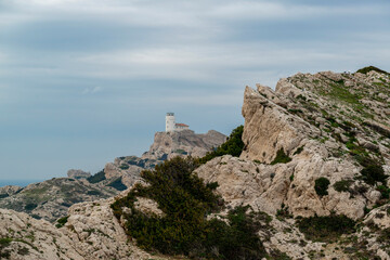 Fototapeta na wymiar Les Iles du Frioul au large de Marseille 