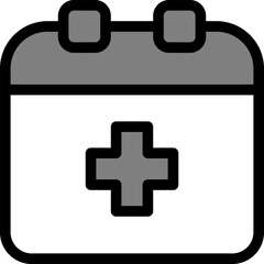 Obraz premium Medical Appointment icon represents scheduling an appointment with a healthcare provider or medical facility