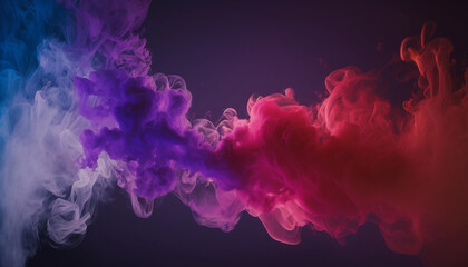 Obraz na płótnie Canvas A purple and blue smoke background