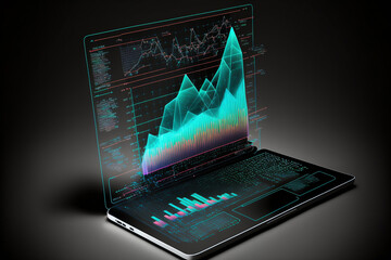 Analyst working with Business Analytics and Data Management System, generative ai