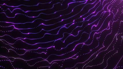 Dinamic wave particle abstract background 