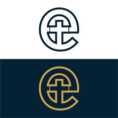 Logo initial church