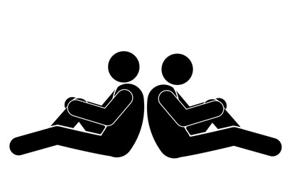 sad. Alone. lonely. quarrel. hostile
