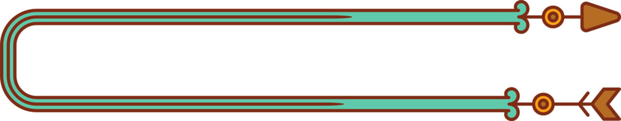 decorative arrow symbol illustration