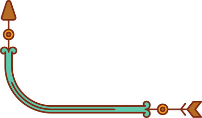 decorative arrow symbol illustration