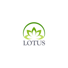 Lotus icon isolated on white background. Lotus plant. Lotus flower