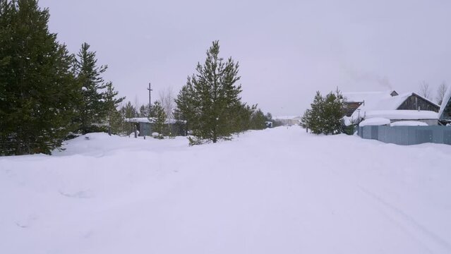 Western Siberia, Khanty-Mansi Autonomous Okrug: Russkinskaya village.