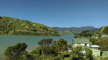 Fototapeta premium lake and mountains