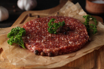 Ingredient for cooking grilled meat - ground meat