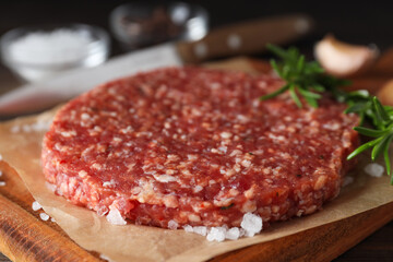 Ingredient for cooking grilled meat - ground meat