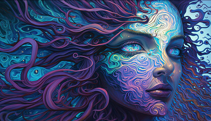 Exploring the Mystical Depths of the Mind Created Using Generative Ai