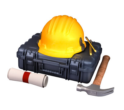 International labour day 3d elements cutout