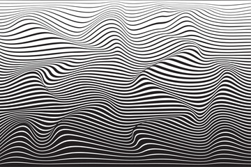 abstract smooth black wave modern stream background. Vector illustration