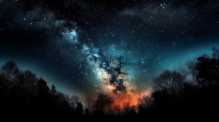 Fototapeta premium starry night sky