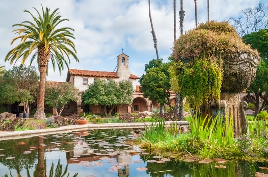 Outside of Mission San Juan Capistrano, Landmark, Chapel, Museum and Gardens