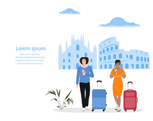 People Travel Tourist Italy Europe Summer Holiday