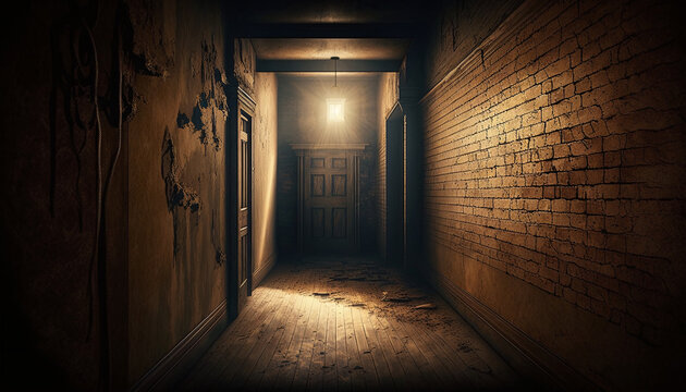 basement old rusted inside of building generative ai