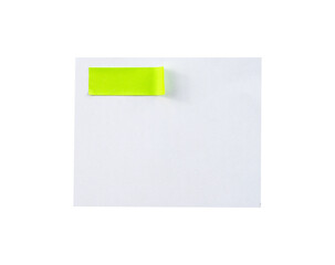 blank paper note for mockups