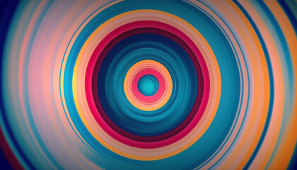 Abstract background of colorful spin circle