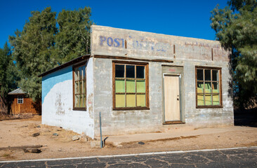 Closed Post Office in Mojave National Preserve