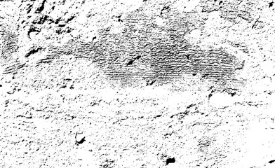 Grunge vector texture. Old concrete wall with damages, grainy abstract background.