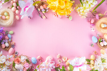 Happy Easter  greeting card background