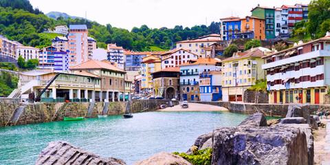 Mutriku Harbour, Old Town, Mutriku, Guipúzcoa, Basque Country, Spain, Europe